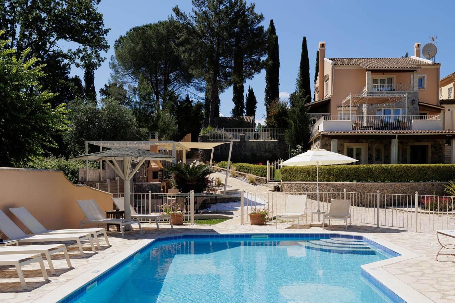 Villa St Nicholas House With Private Heated Pool Dassiá Eksteriør bilde